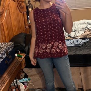 Floral pattern blouse